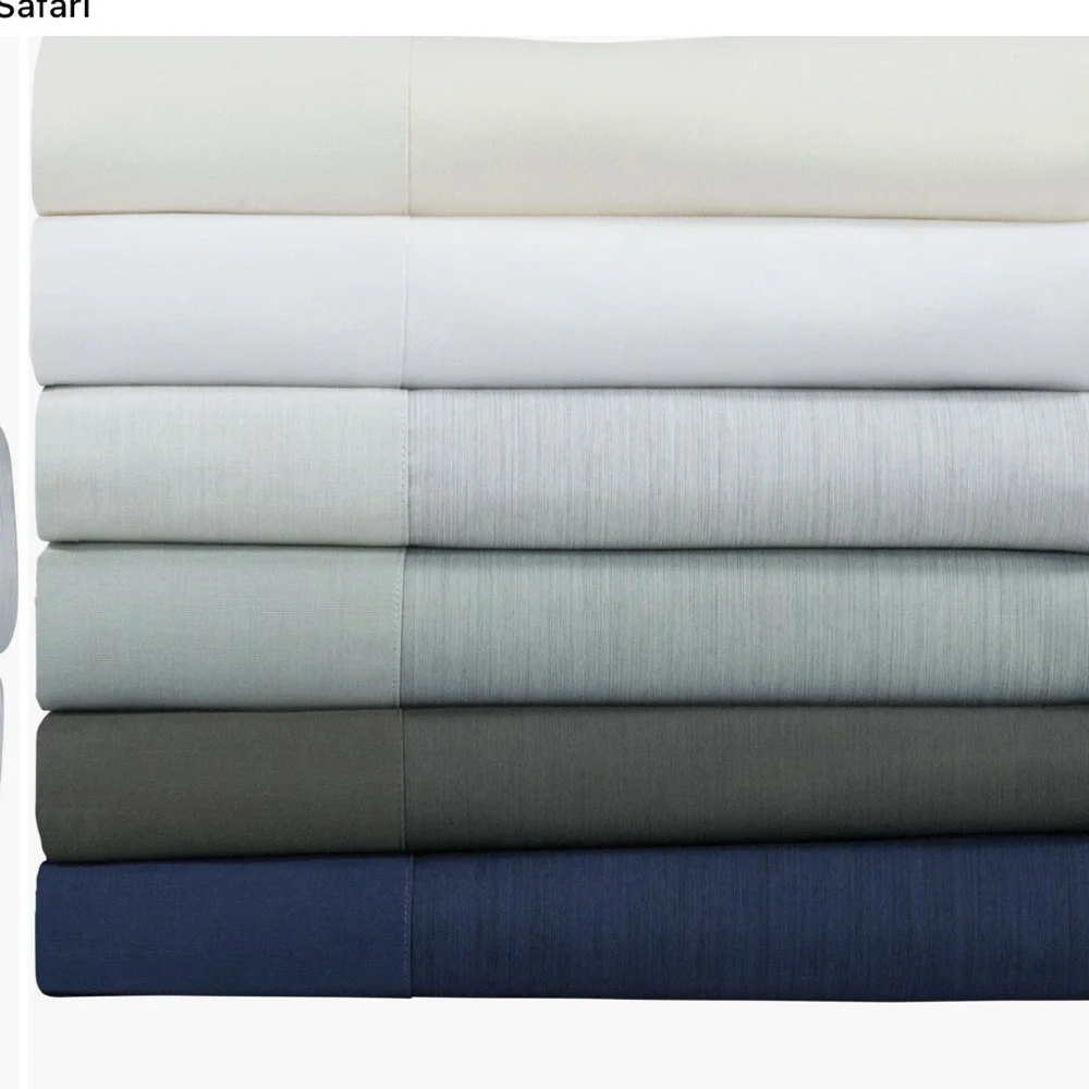 Michael Aram NEW Striated Band King Flat Sheet